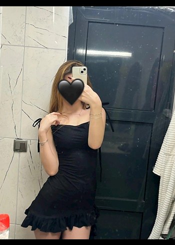 Diğer Sırt Dekolteli Siyah Elbise