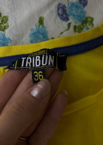 Fenerium Sarı Fenerbahçe Baskılı Kadın Tişört