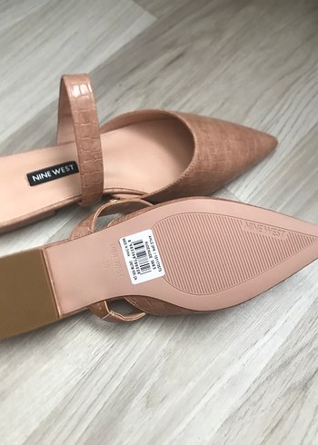Nine West Nine West Bej Topuklu Kadın Terlik