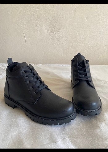 Siyah Minimalist Erkek Kauçuk Bot - Görsel 2