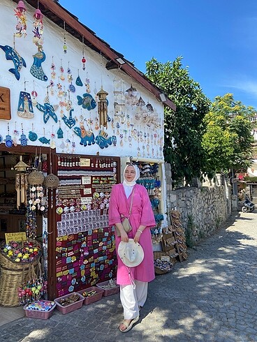 46 Beden pembe Renk Kimono