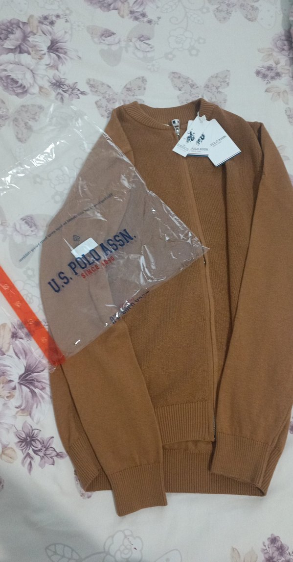 U.S. Polo Assn. Kadın Kahverengi Triko Kazak - Görsel 2
