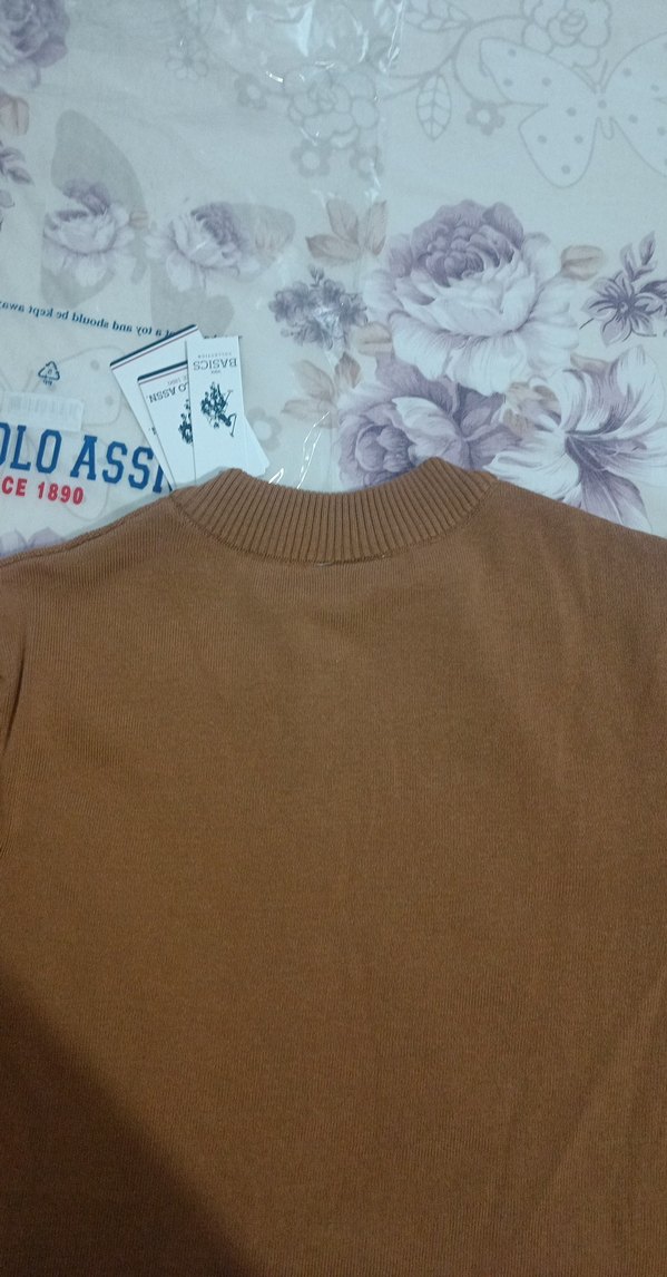 U.S. Polo Assn. Kadın Kahverengi Triko Kazak - Görsel 3