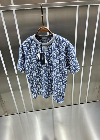 Pamuklu Örme Çok Renkli Erkek Tişört - Görsel 3