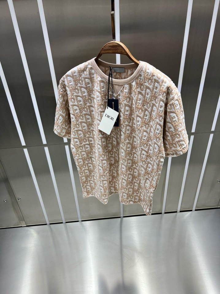 Pamuklu Örme Çok Renkli Erkek Tişört - Görsel 4