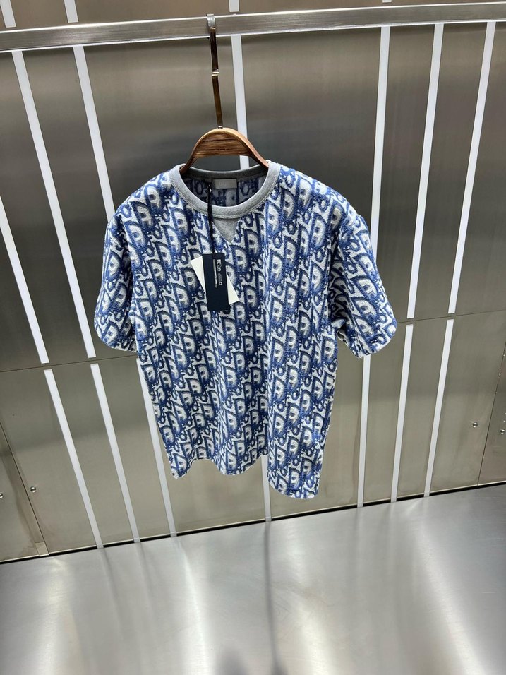 Pamuklu Örme Çok Renkli Erkek Tişört - Görsel 3