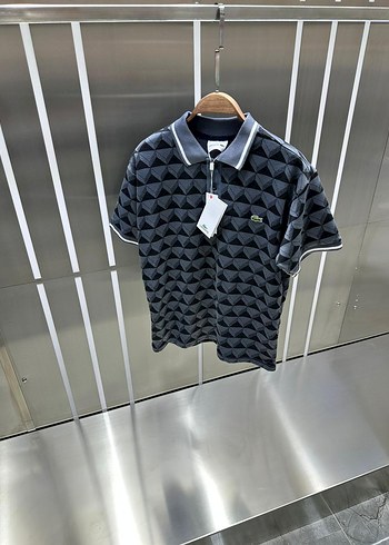 Desenli Kısa Kollu Erkek Polo Tişört - Görsel 5