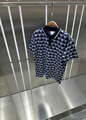 Desenli Kısa Kollu Erkek Polo Tişört - Görsel 6