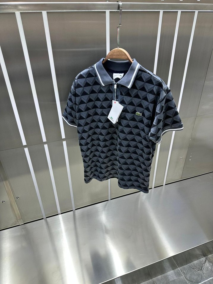 Desenli Kısa Kollu Erkek Polo Tişört - Görsel 5