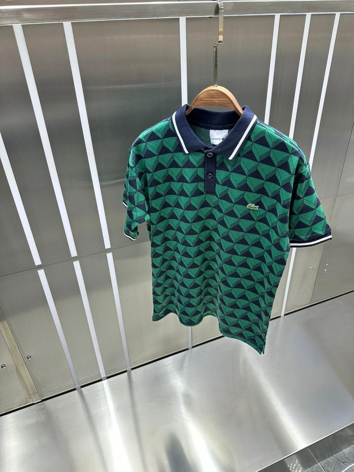 Desenli Kısa Kollu Erkek Polo Tişört - Görsel 4