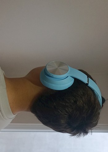 Pastel Mavi Kulaklık - Görsel 3