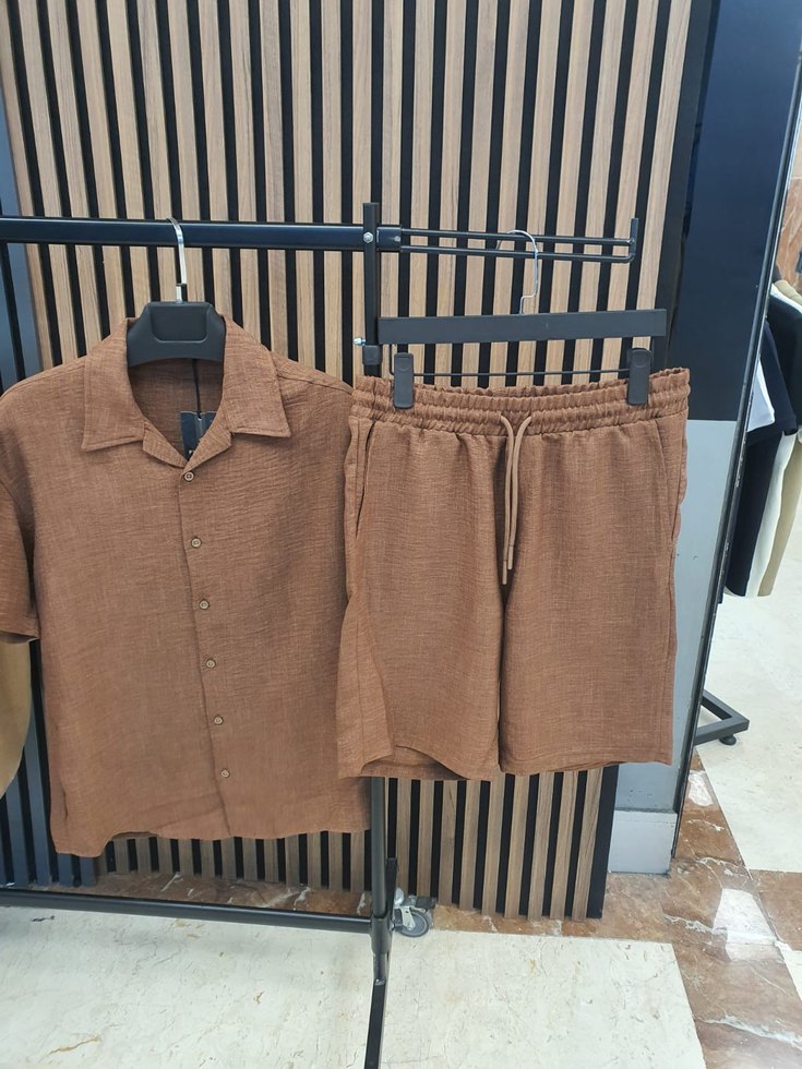 Erkek Siyah Kısa Kollu Regular Fit Gömlek - Görsel 3