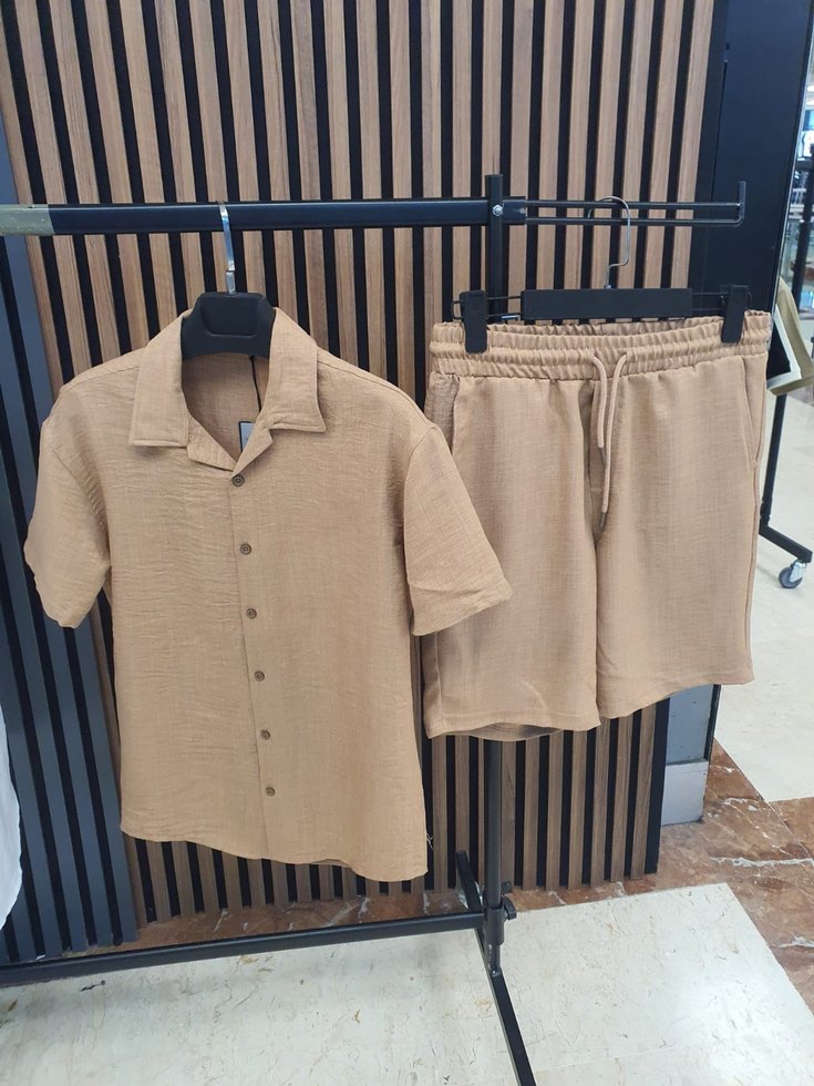 Erkek Siyah Kısa Kollu Regular Fit Gömlek - Görsel 5