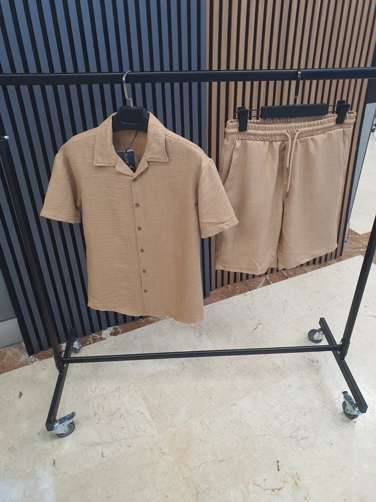 Erkek Siyah Kısa Kollu Regular Fit Gömlek - Görsel 4