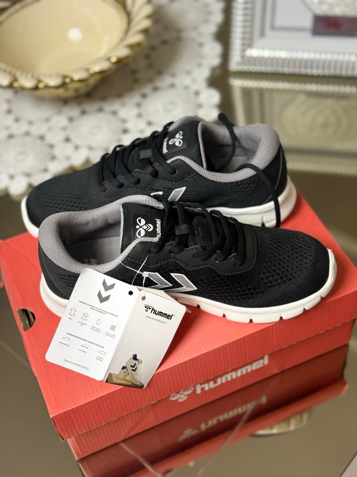 Hummel Siyah Gri Erkek Spor Ayakkabı - Görsel 3