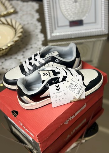 Beyaz Siyah Bağcıklı  Spor Ayakkabı - Görsel 2