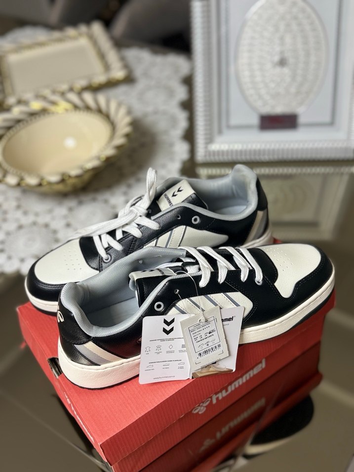 Hummel Beyaz Gri Kadın Spor Ayakkabı - Görsel 2