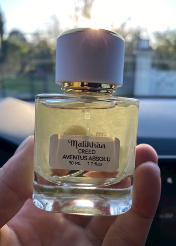 Malikhan Creed Aventus Absolu erkek Parfümü 50ml 5 fıs sıkıldı