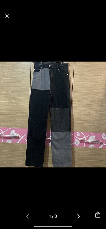 Yamalı jean, palozzo pantolon
