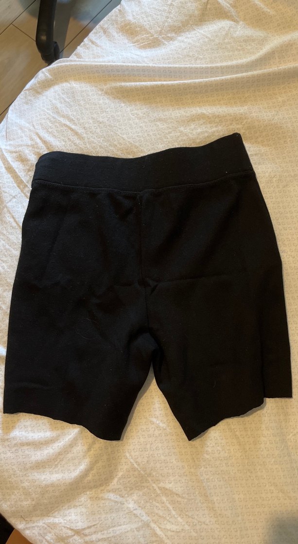 Siyah Basic Hamile Mini Şort - Görsel 4