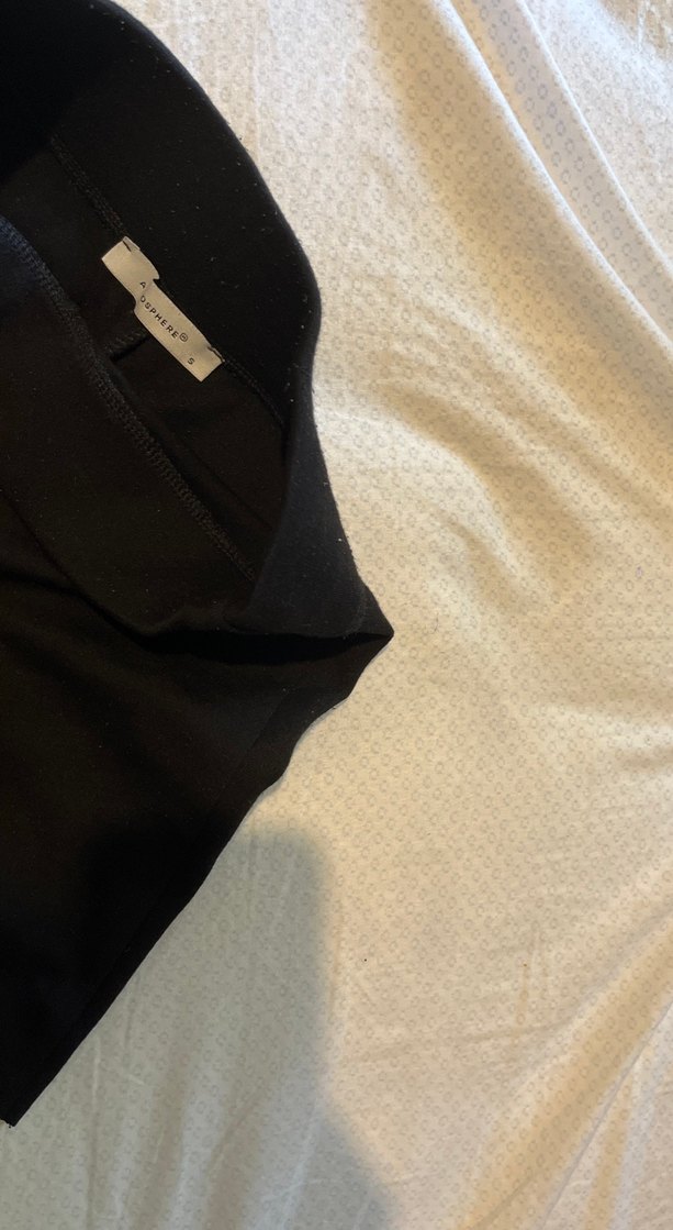 Siyah Basic Hamile Mini Şort - Görsel 3