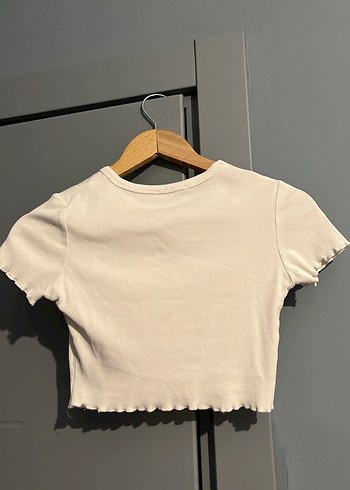 Diğer Kız Çocuk Bej Kısa Kollu Baskılı Tişört