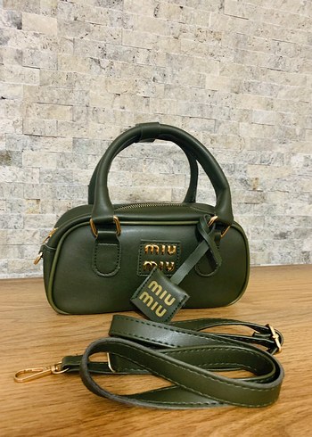 Miu Miu Miu Miu Yeşil Deri Kadın Çanta