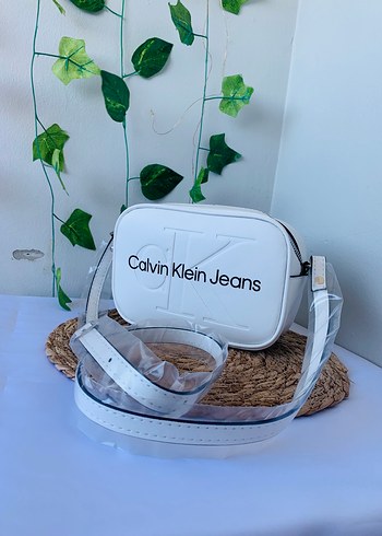 Calvin Klein Beyaz Calvin Klein Jeans Kadın Bel Çantası