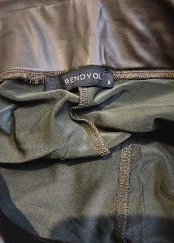 Kadın deri tayt koyu kahverengi - Görsel 3