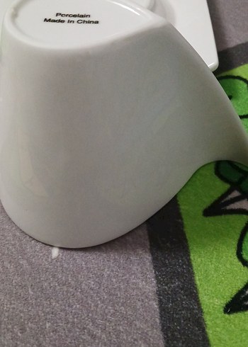 Beyaz Büyük Fincan ve Tabak Seti - Görsel 6