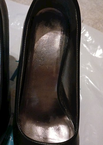 Siyah Topuklu platform Kadın Ayakkabı - Görsel 6