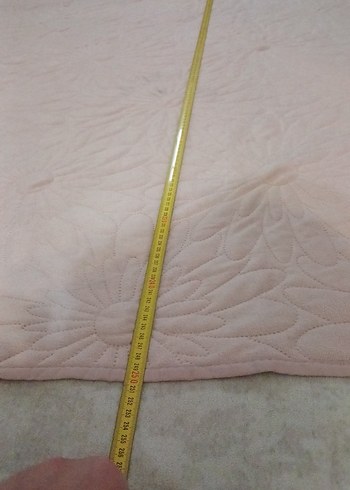 Pastel Pembe Düz Yatak Örtüsü Açık pembe - Görsel 2