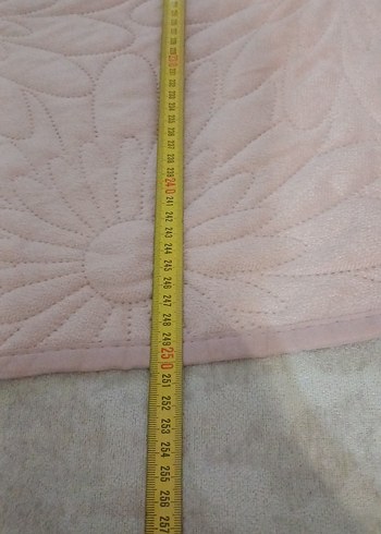 Pastel Pembe Düz Yatak Örtüsü Açık pembe - Görsel 3