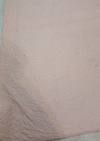 Pastel Pembe Düz Yatak Örtüsü Açık pembe - Görsel 16