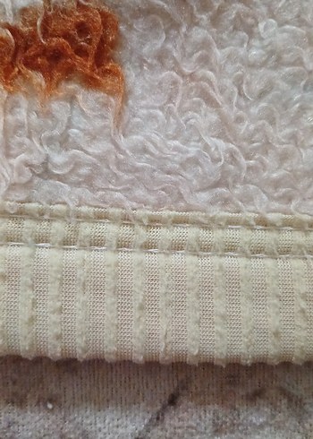 Sarı Pastel Çiçek Desenli Battaniye - Görsel 13