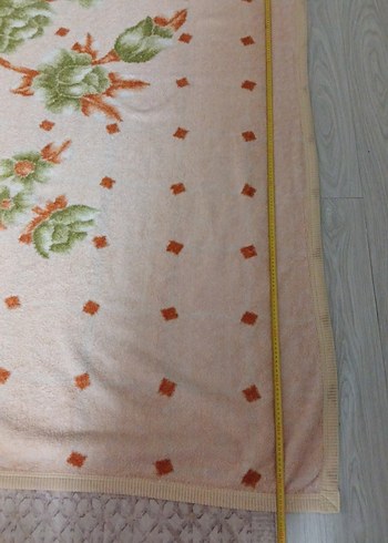 Sarı Pastel Çiçek Desenli Battaniye - Görsel 10