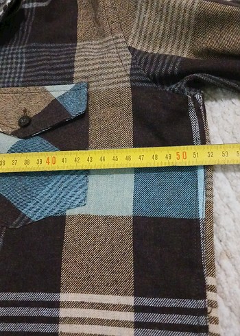 Düğmeli Uzun Kollu Pamuklu kışlık  Erkek Gömlek - Görsel 6