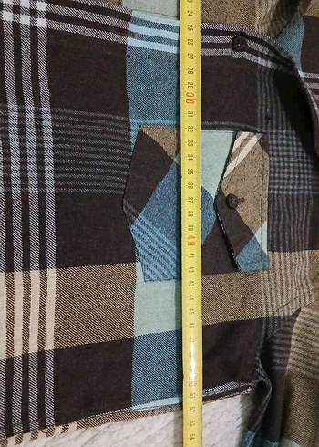 Düğmeli Uzun Kollu Pamuklu kışlık  Erkek Gömlek - Görsel 7