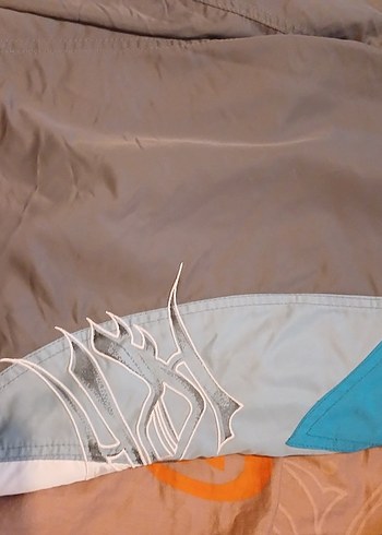 Gri Mavi Erkek Midi Yüzme Şortu - Görsel 2