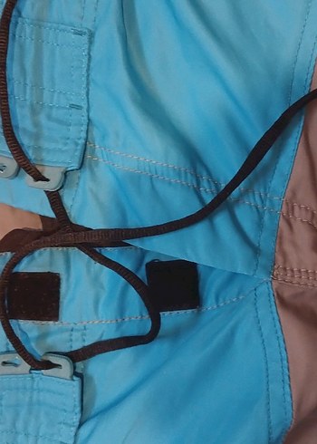 Gri Mavi Erkek Midi Yüzme Şortu - Görsel 7