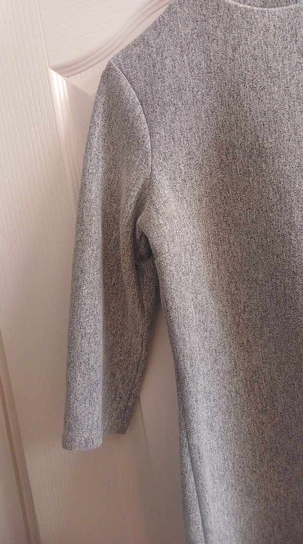 Kadın Gri Uzun Kollu  Kazak - Görsel 3