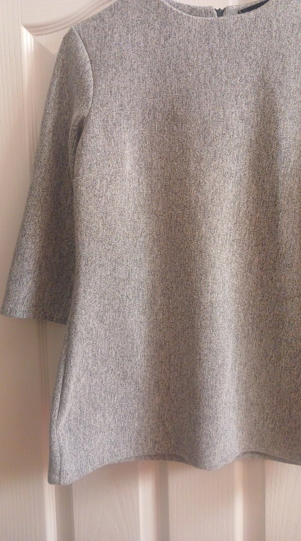 Kadın Gri Uzun Kollu  Kazak - Görsel 4