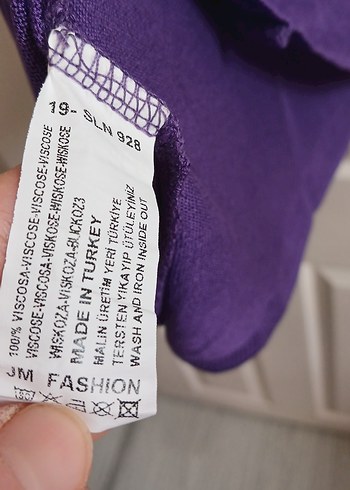 Mor Kadın Uzun Kollu Salaş Kazak - Görsel 7