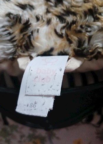 Kız Çocuk Leopar Desenli Kürklü Ceket - Görsel 7