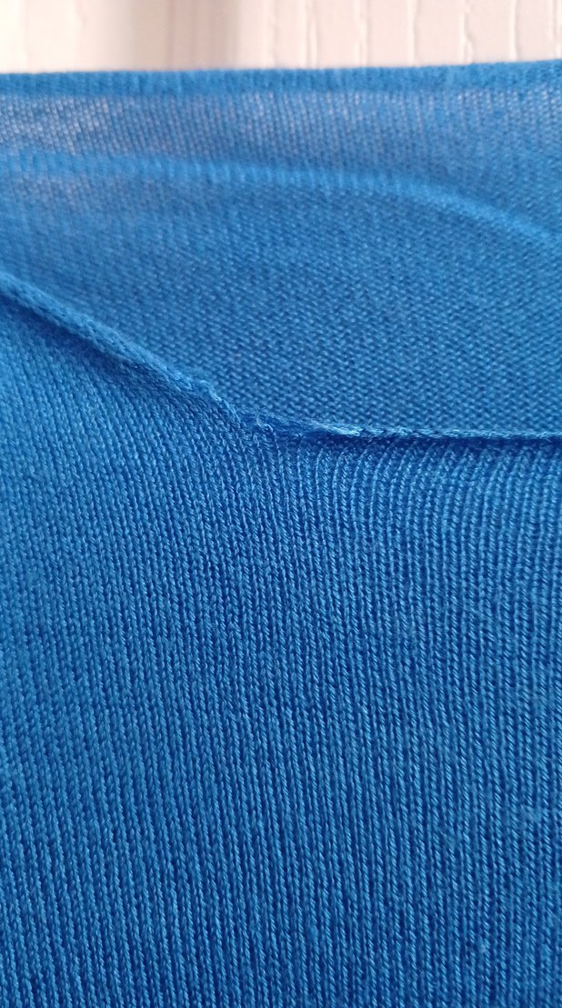 Mavi Kadın Uzun Kollu Salaş Kazak - Görsel 3