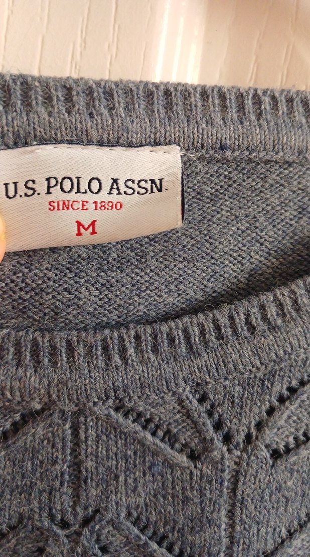 Gri Örgü Kadın Triko Kazak - Görsel 5