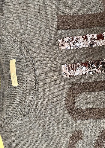 Lacivert Kadın Triko Uzun Kollu Kazak - Görsel 2