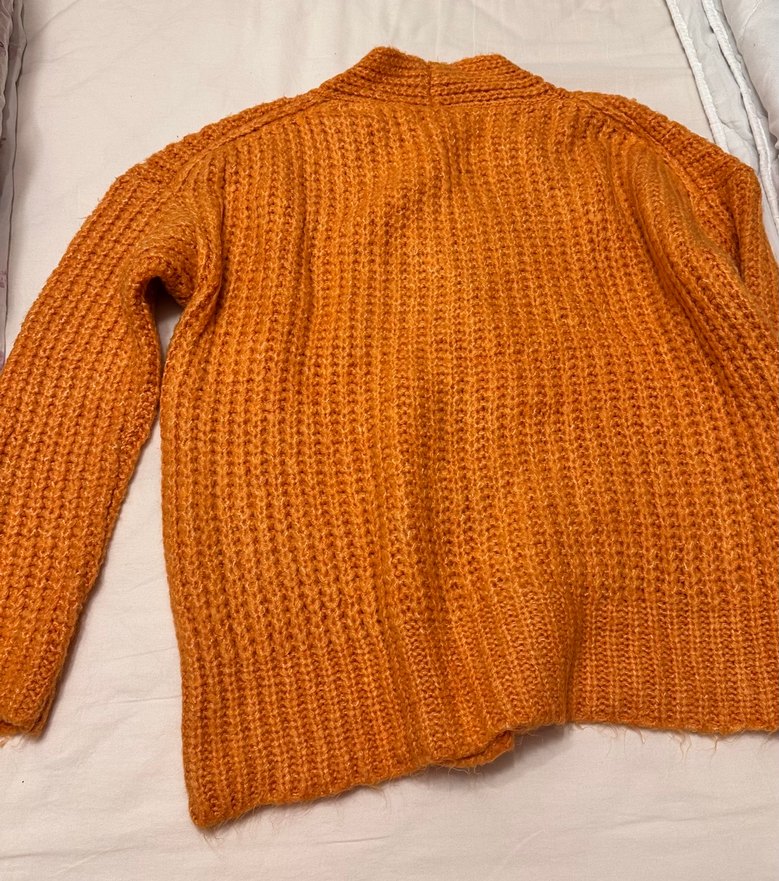 Bohem Tarzı Kahverengi Örgü Kadın Kazak - Görsel 3