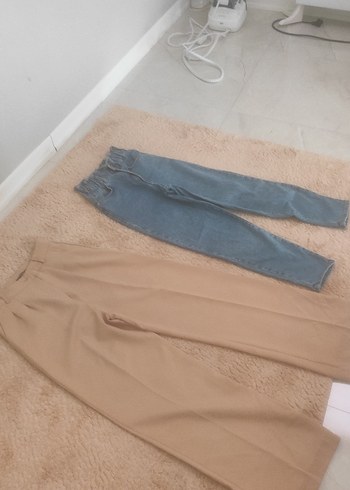 Kadın Kot pantolon boyfrendBol Kesim Mini - Görsel 5