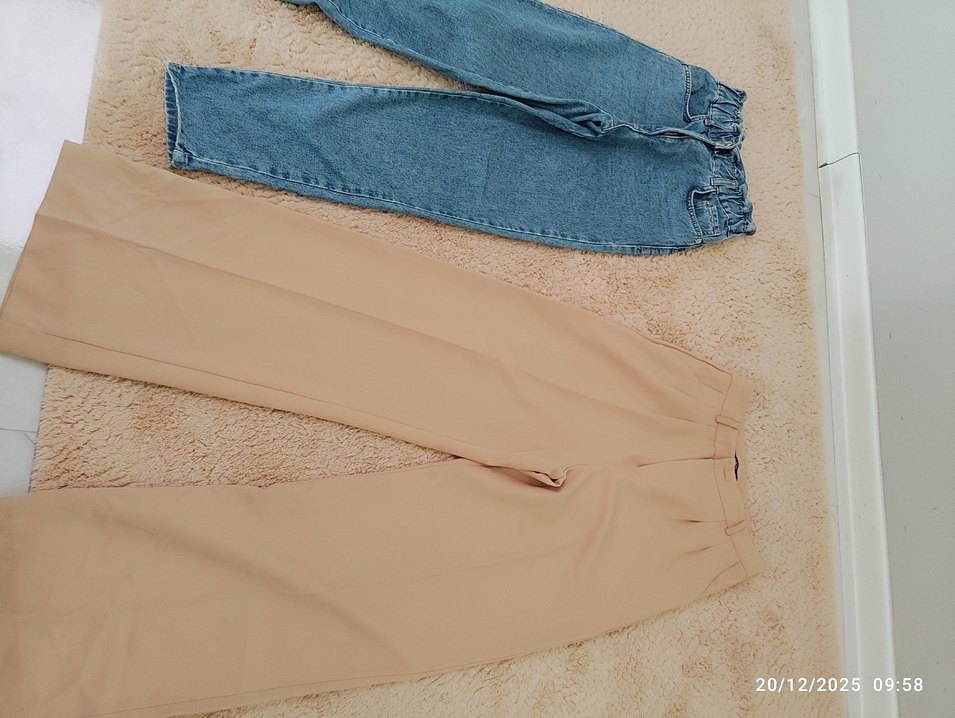 Kadın Kot pantolon boyfrendBol Kesim Mini - Görsel 3